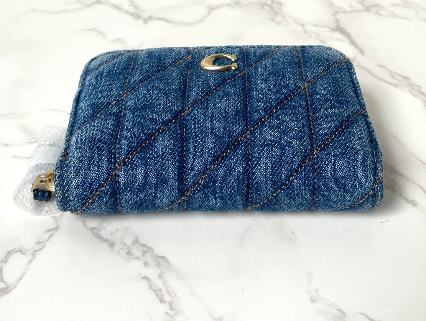 Coach Pillow Quilted Zip Card Case