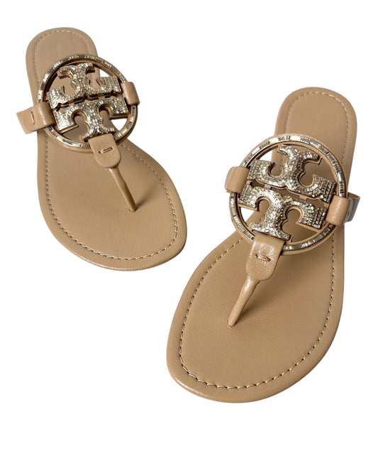 Tory Burch Miller Deco Pave Crystal Sandals