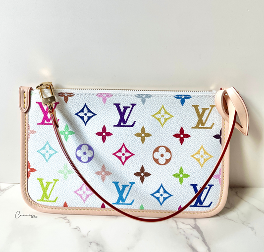 Louis Vuitton x Takashi Murakami CarryAll PM Pochette Wristlet