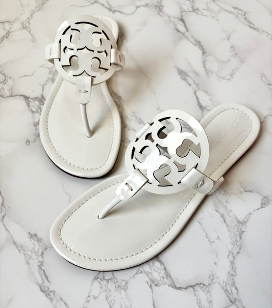 Tory Burch Miller Patent Leather Sandals