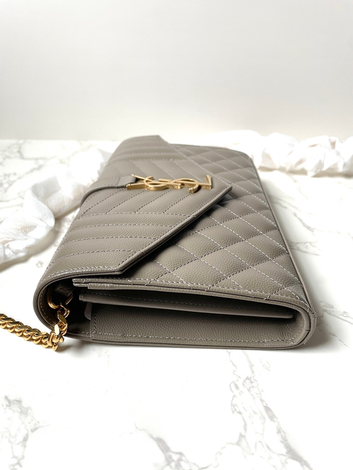 Saint Laurent Large Wallet on Chain