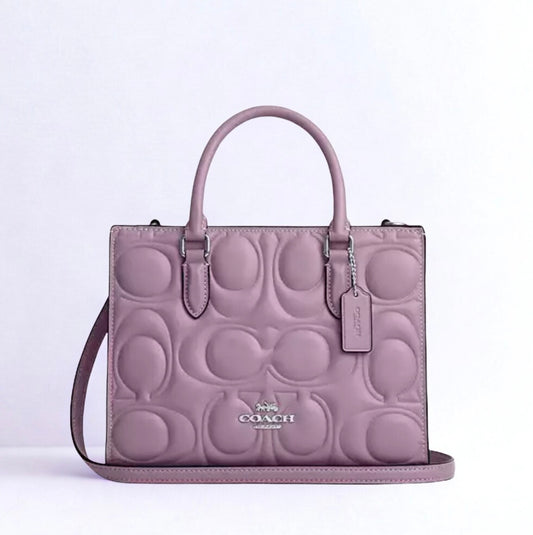Coach Maggie Tote Small Signature Leather