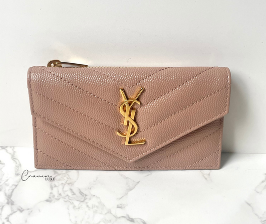 Saint Laurent flap card case