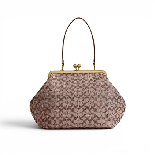 Coach Kisslock Large Frame Bag