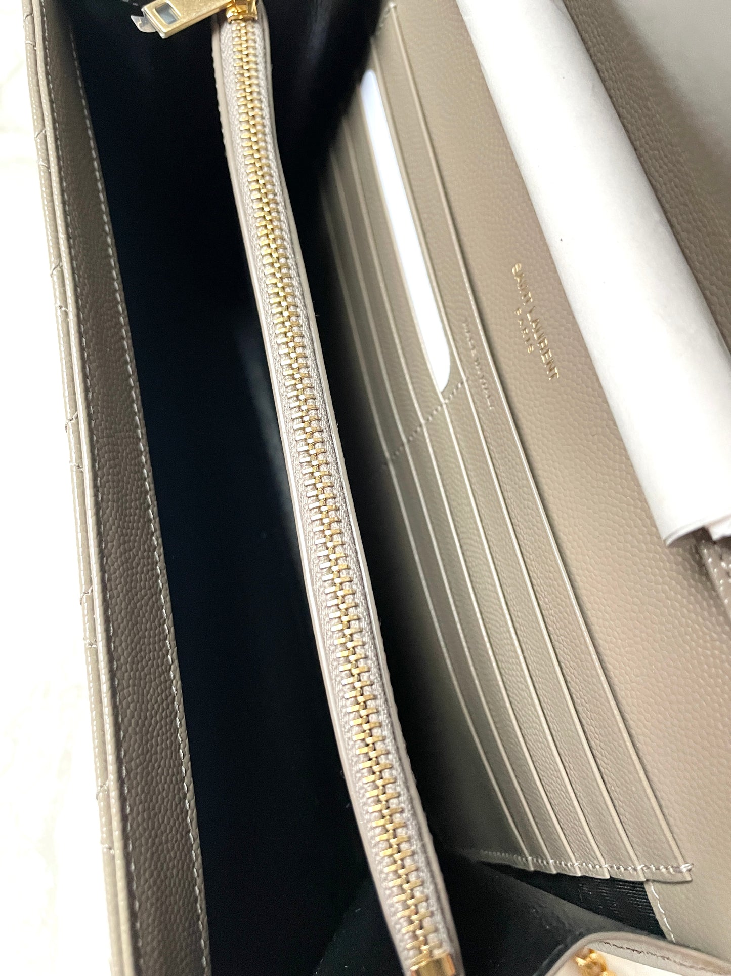 Saint Laurent Large Wallet on Chain