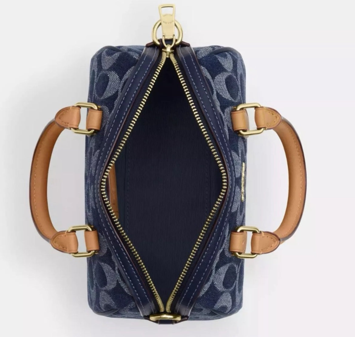 Coach Mini Rowan in Signature Denim