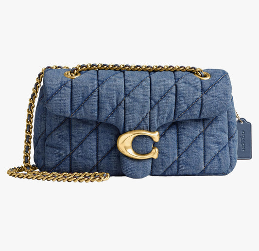 Coach Tabby Quilted 26 Denim