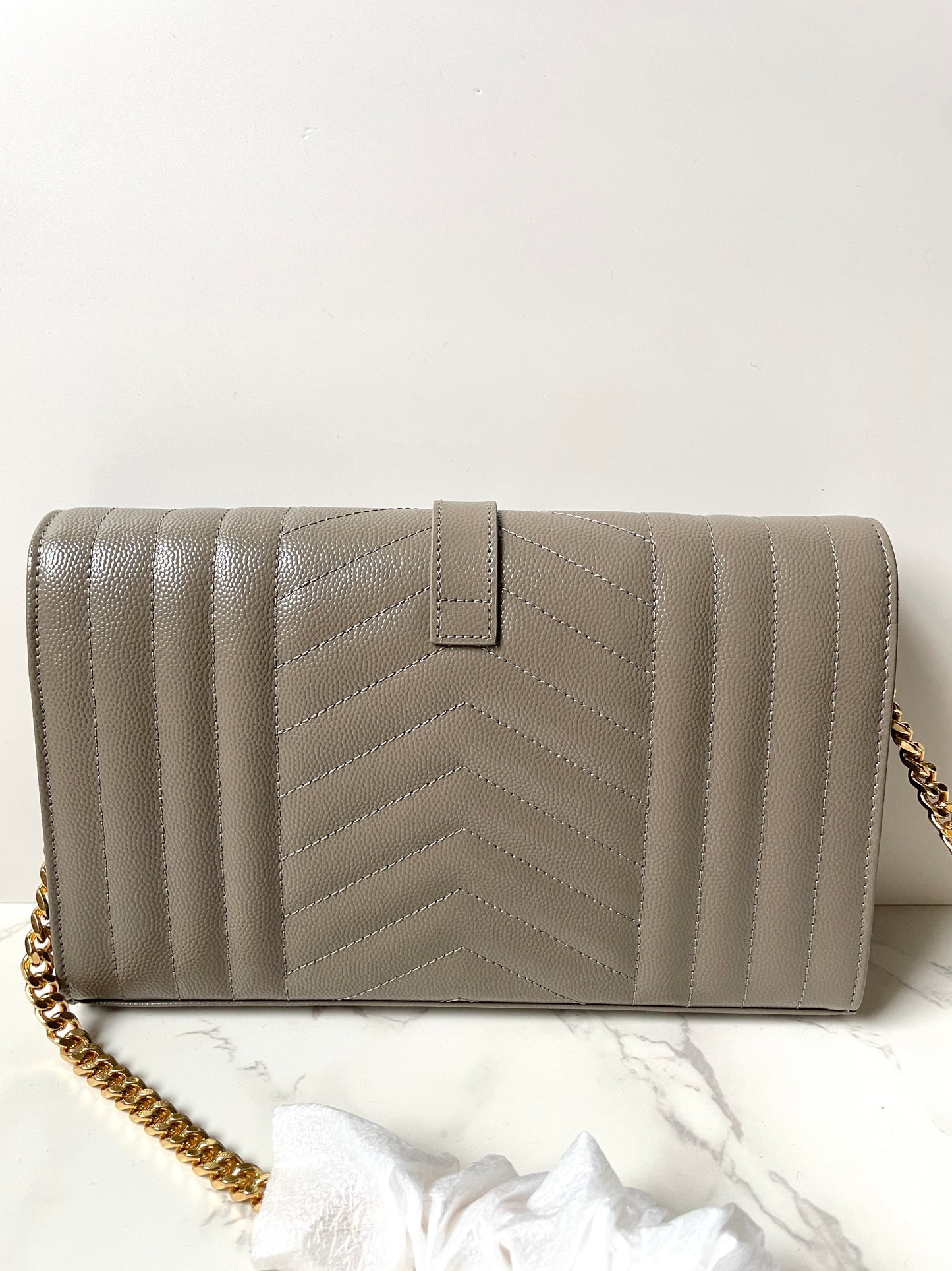 Saint Laurent Large Wallet on Chain