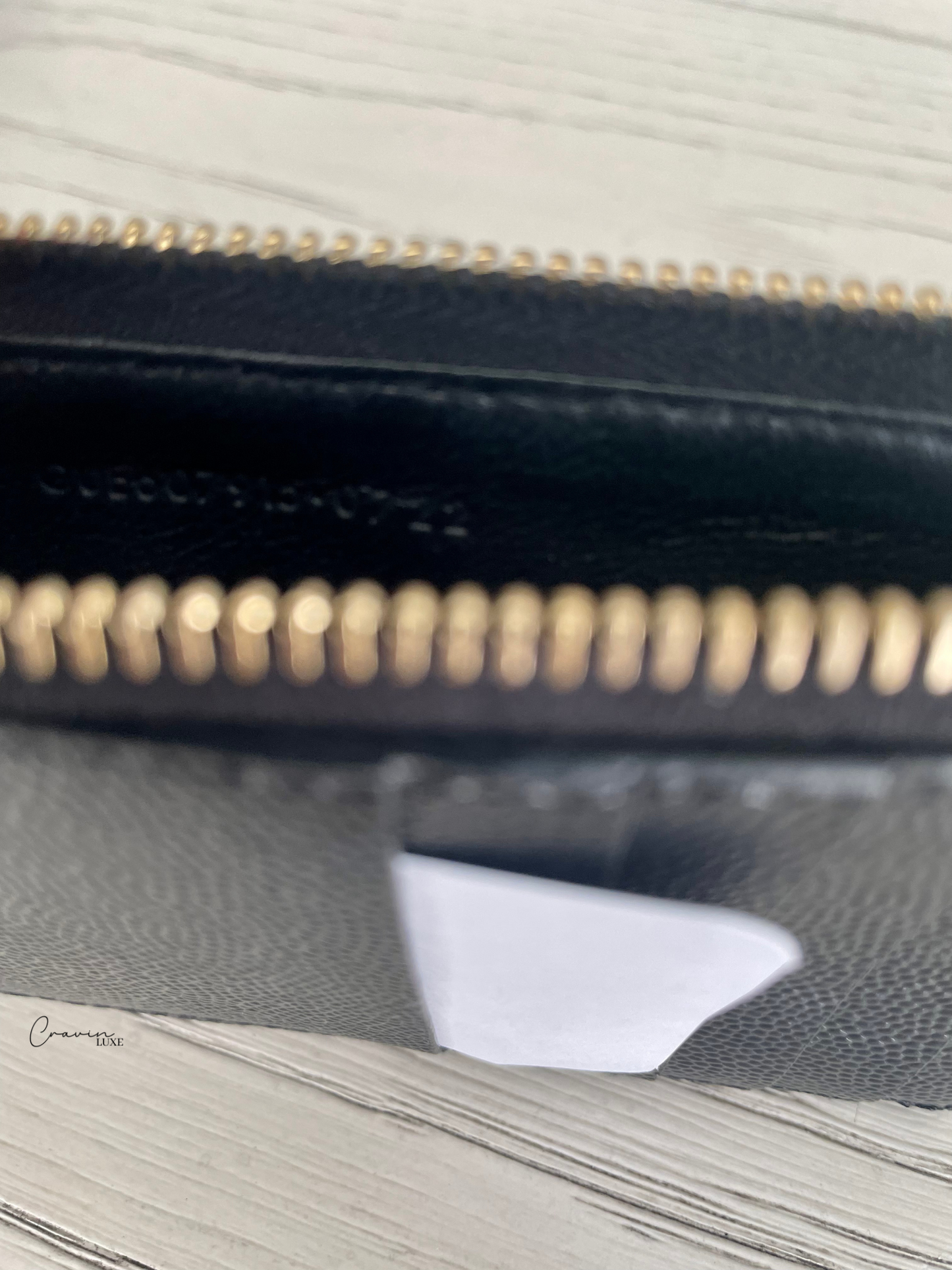 Saint Laurent Zipped Fragments Card Case