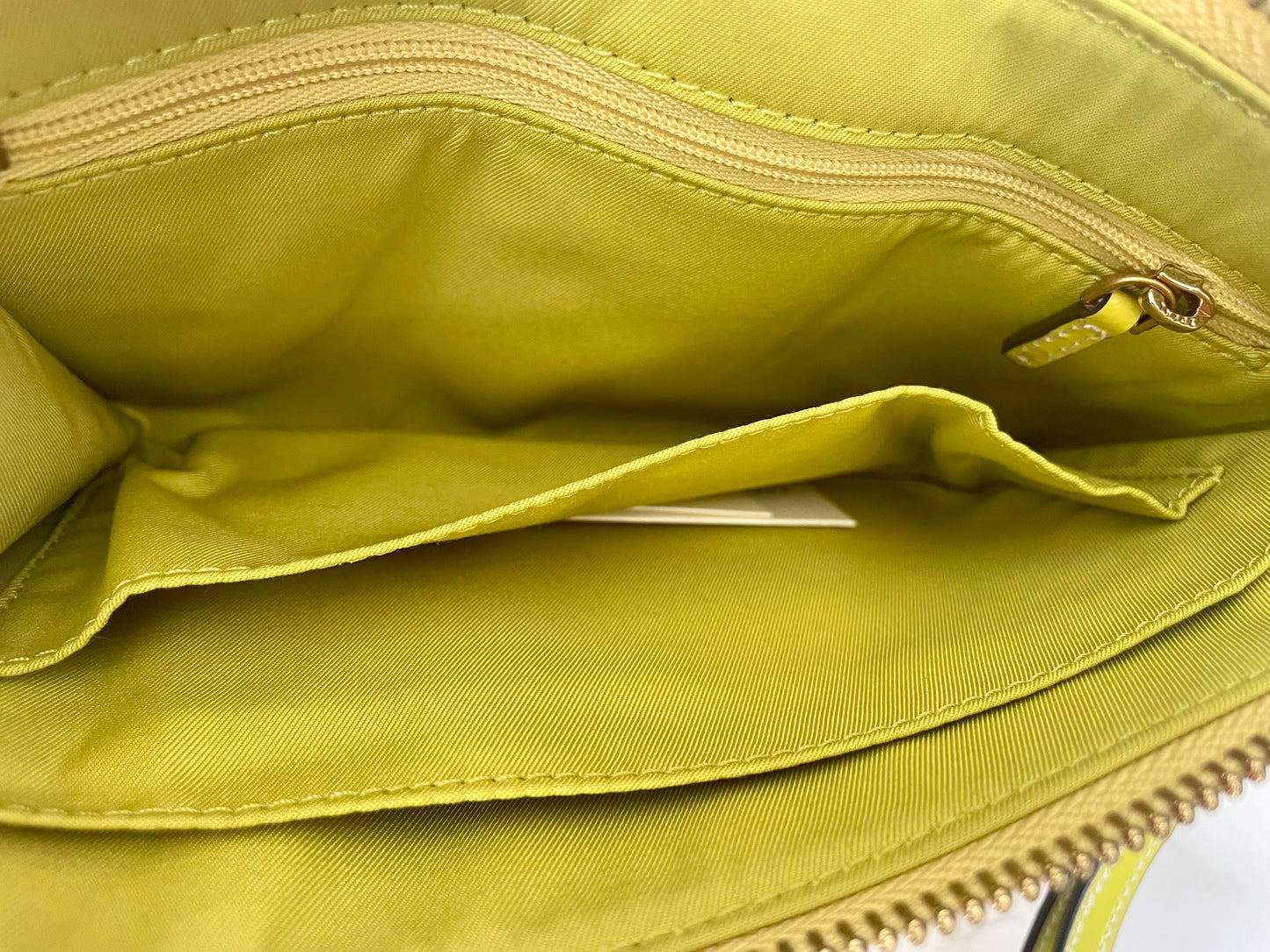 Tory Burch Britten Patent Large Zip Pouch