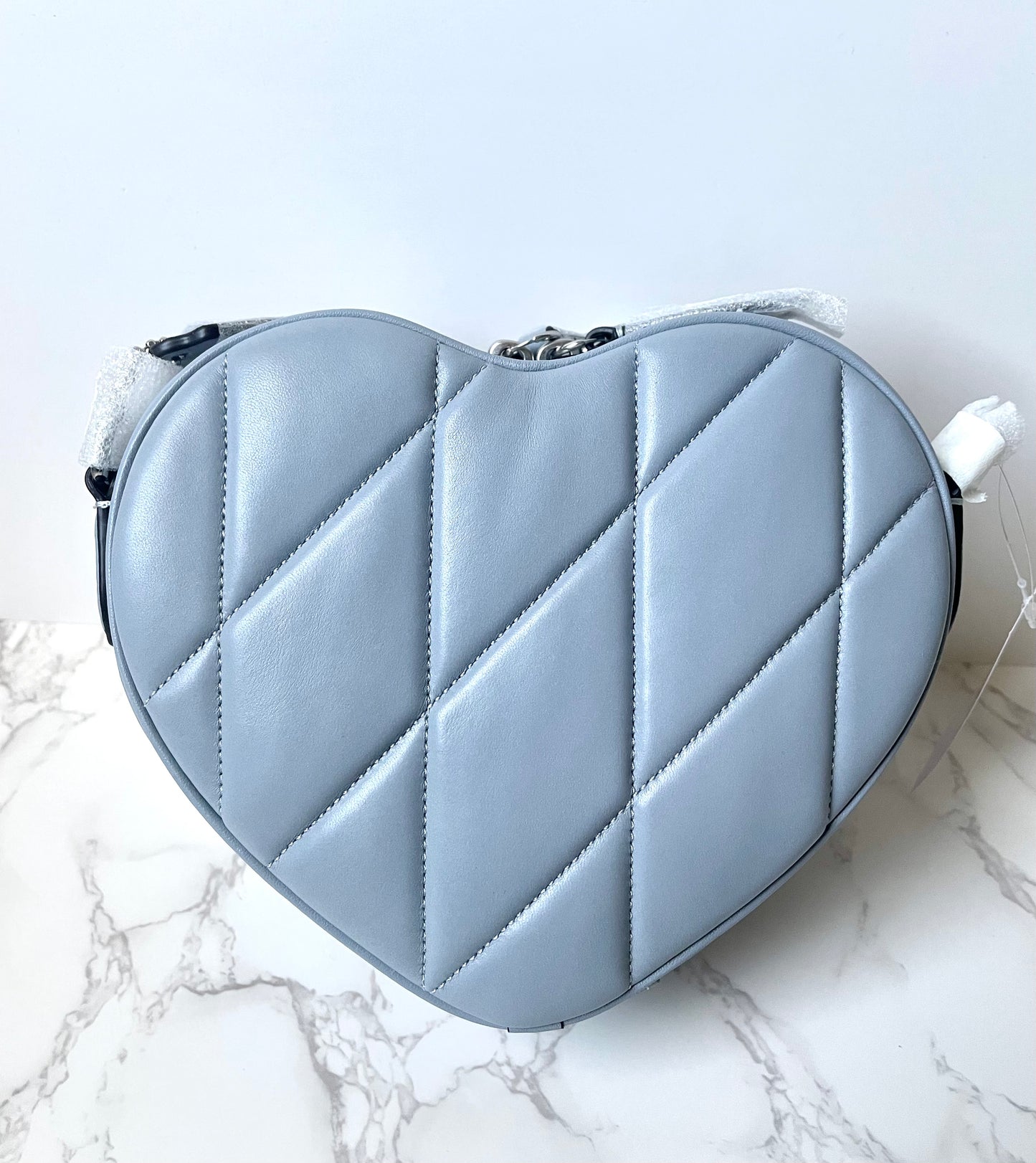 Coach Quilted Leather Heart Bag