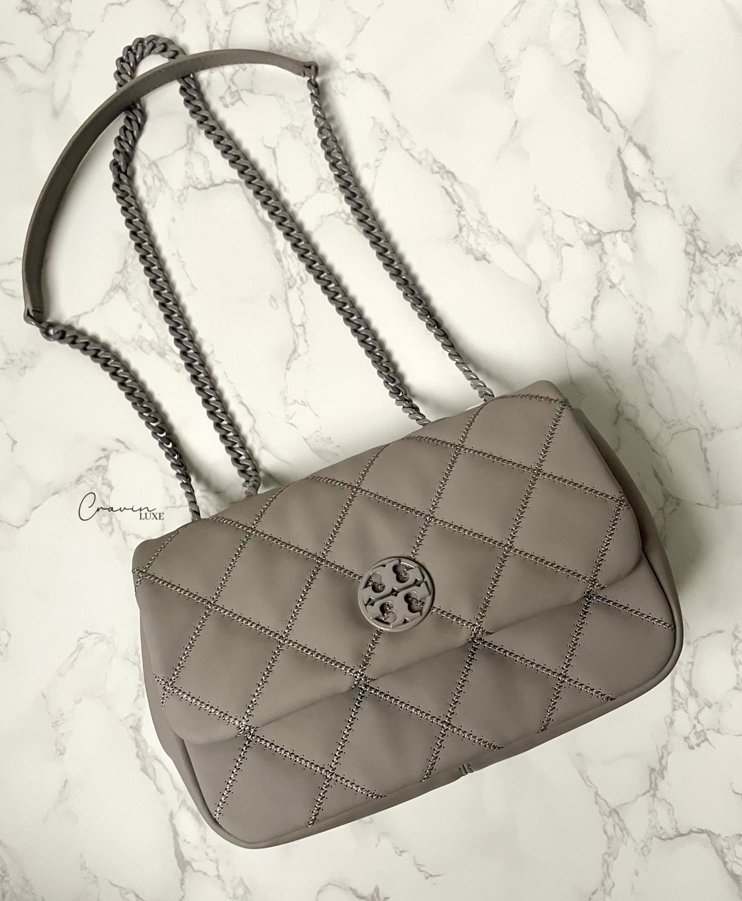 Tory Burch Willa Small Matte Shoulder Bag