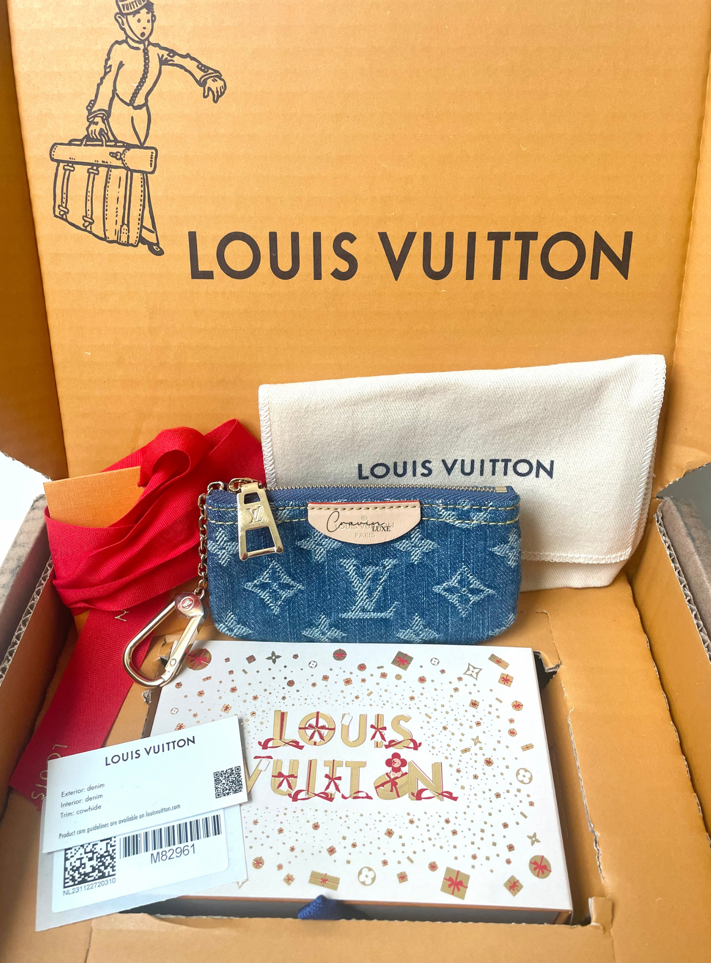 Louis Vuitton Denim Key Pouch