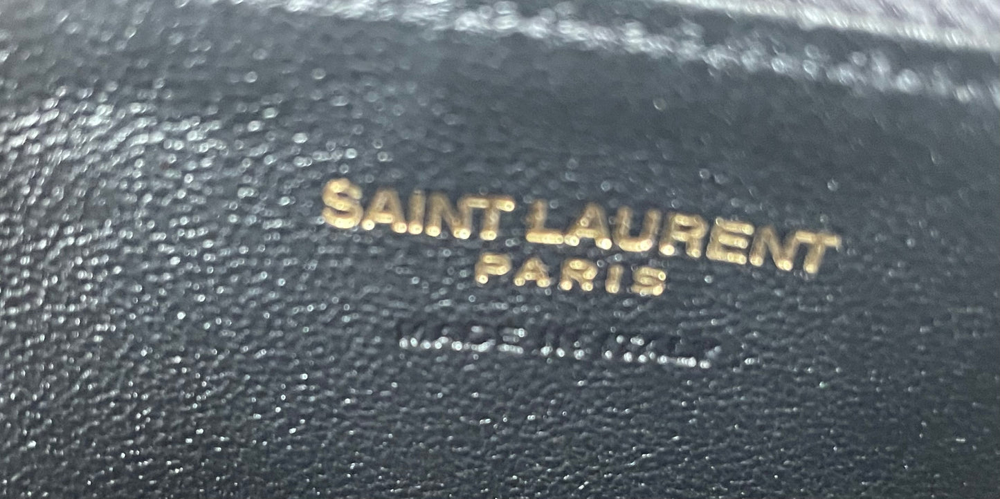 Saint Laurent Zipped Fragments Card Case