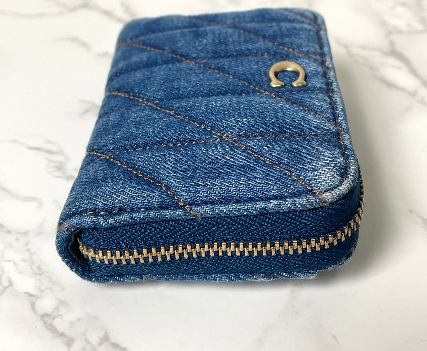Coach Pillow Quilted Zip Card Case