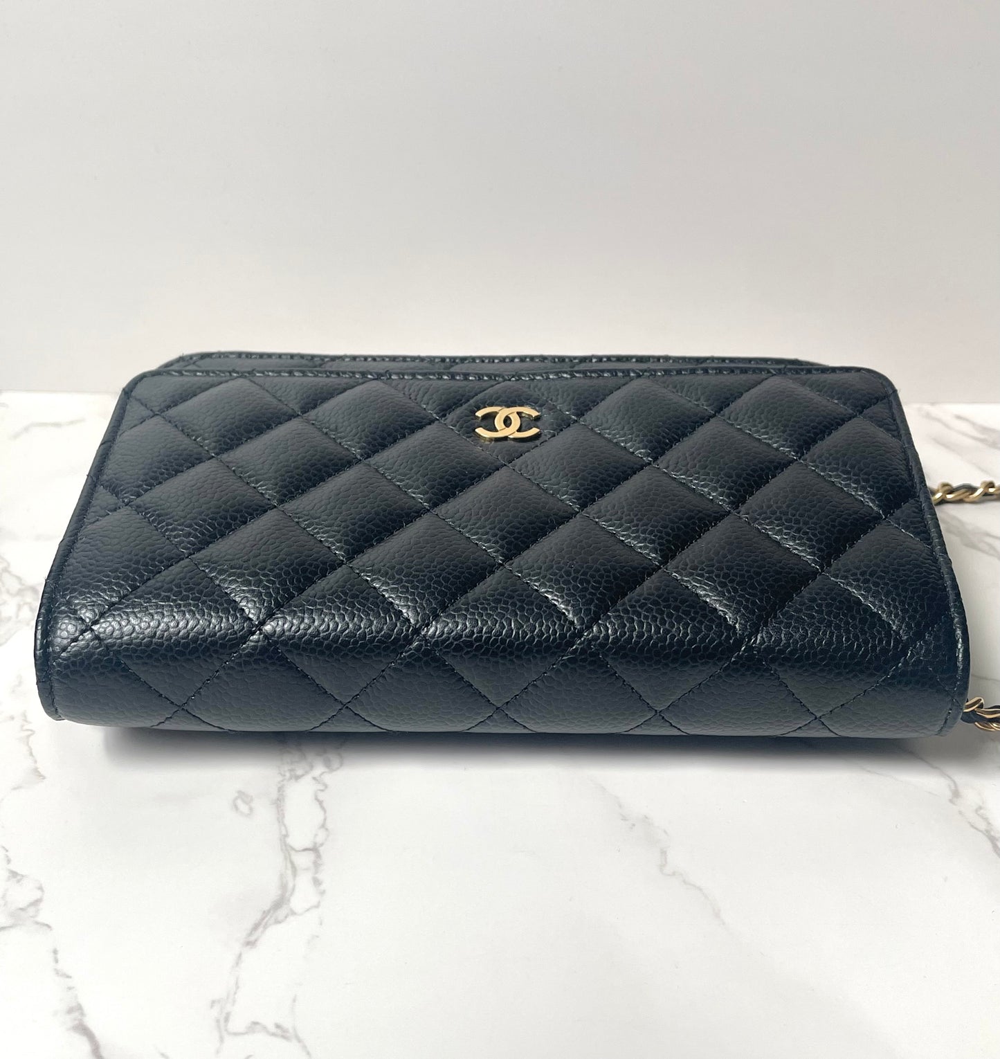 Chanel Wallet on Chain in Caviar Leather