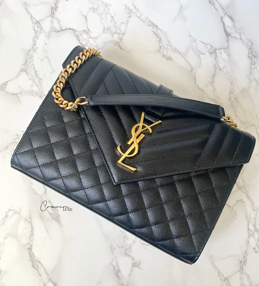 Saint Laurent Medium Envelope Shoulder Bag