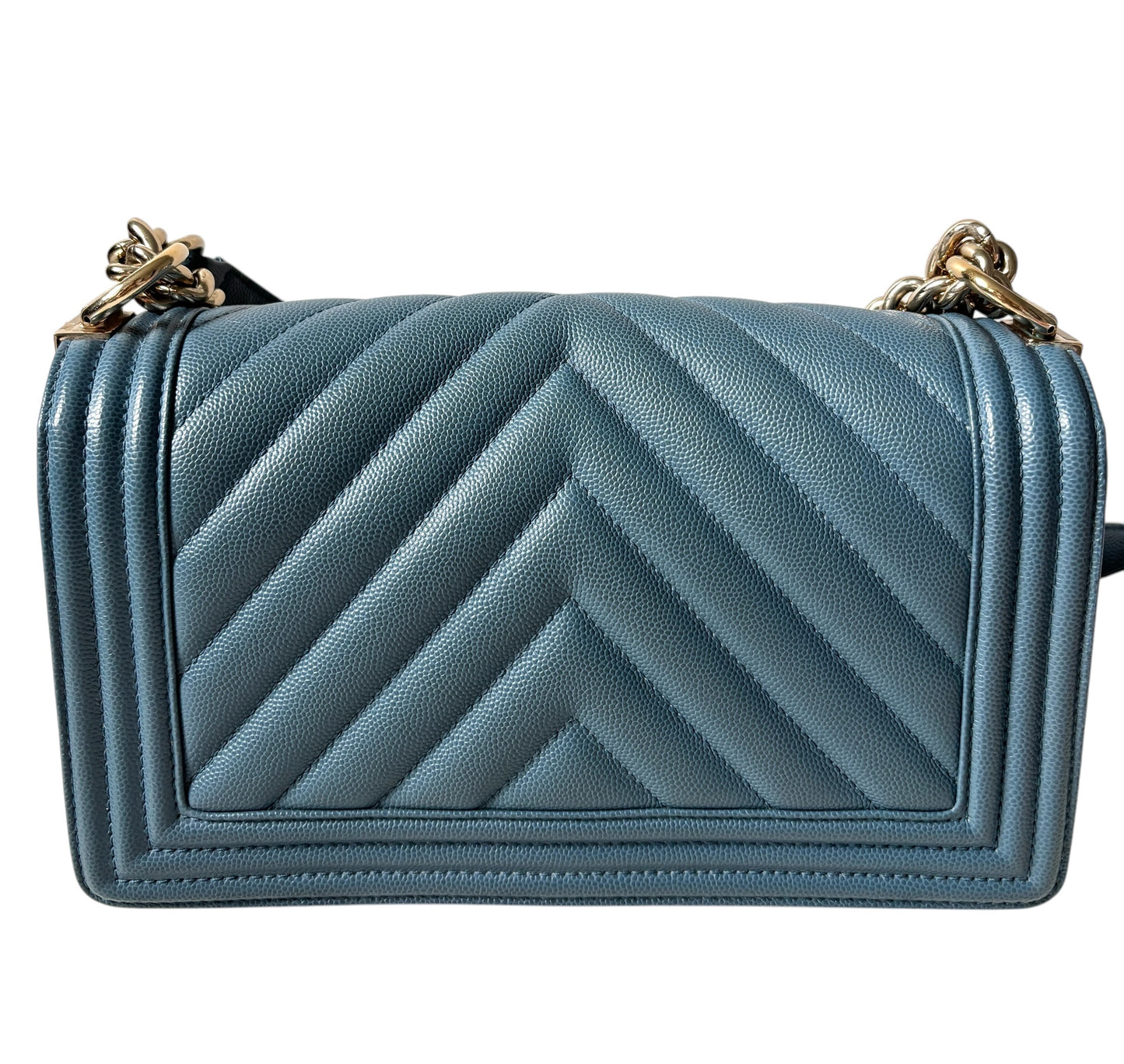 Chanel Boy Bag Caviar Old Medium