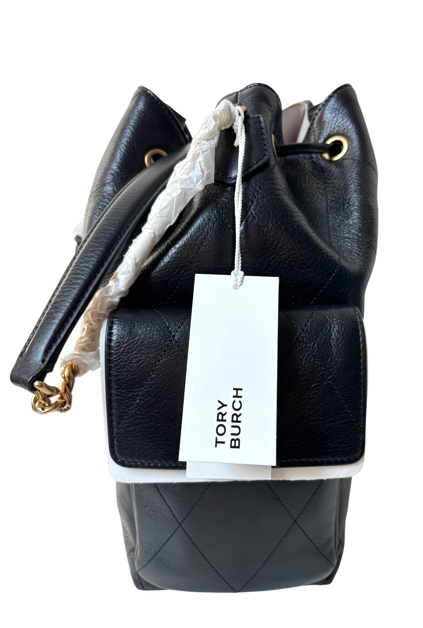 Tory Burch Charlie Drawstring Bag Large