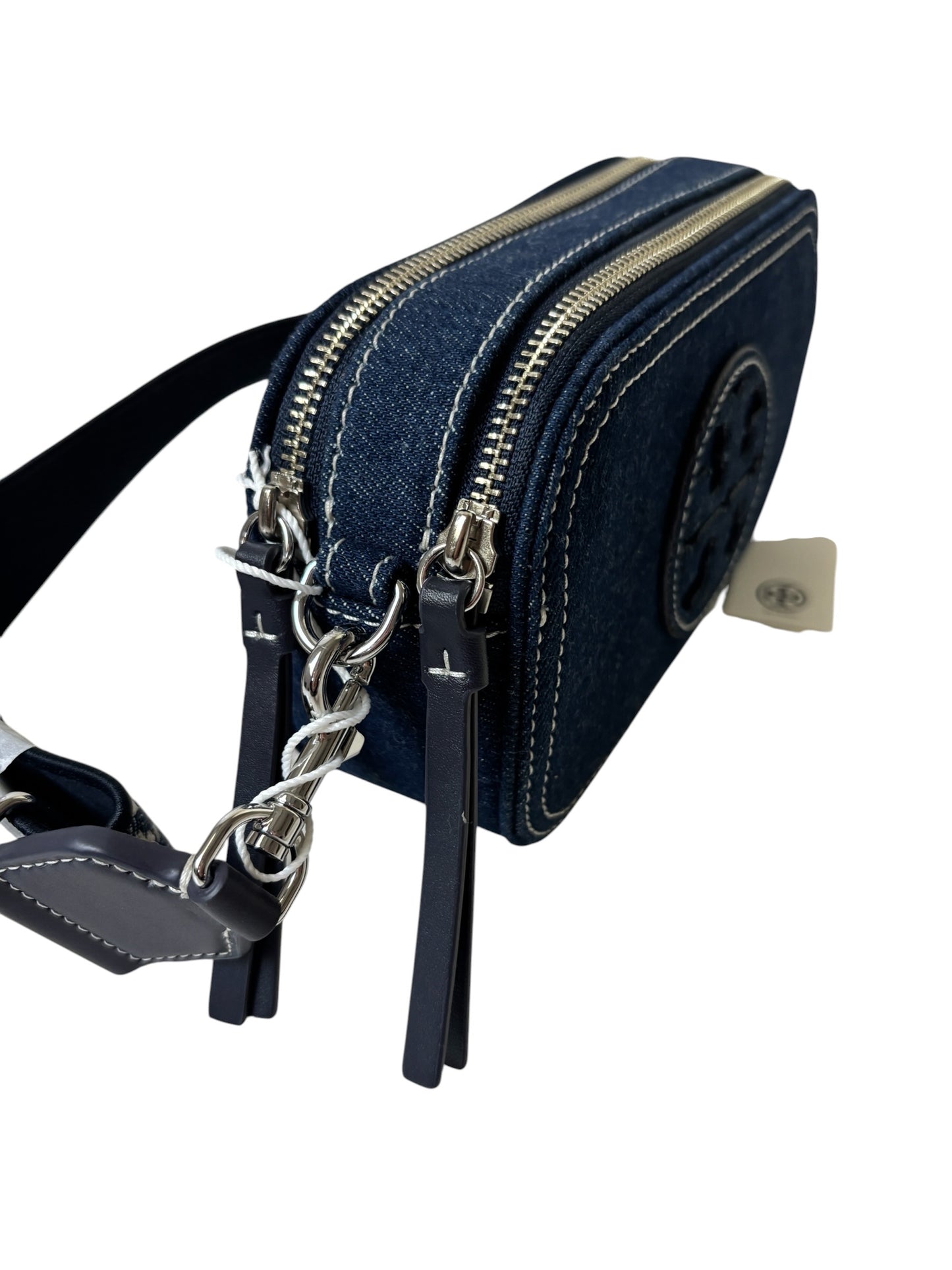 Tory Burch Mini Miller Denim Crossbody