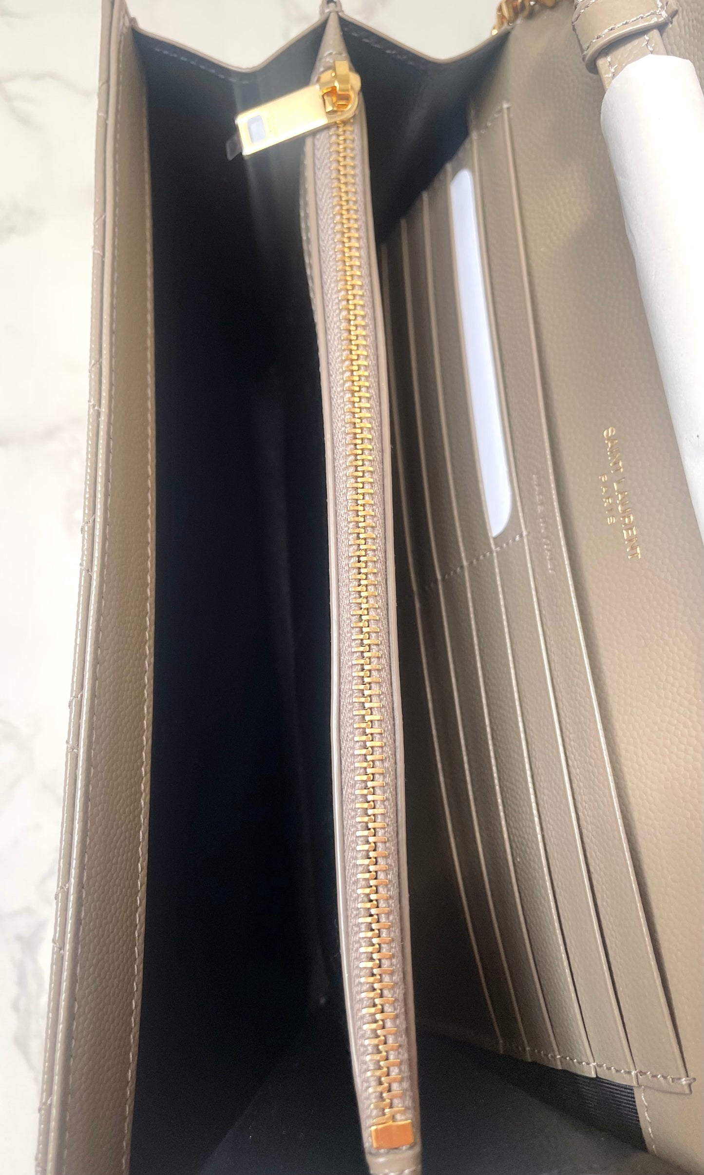 Saint Laurent Large Wallet on Chain