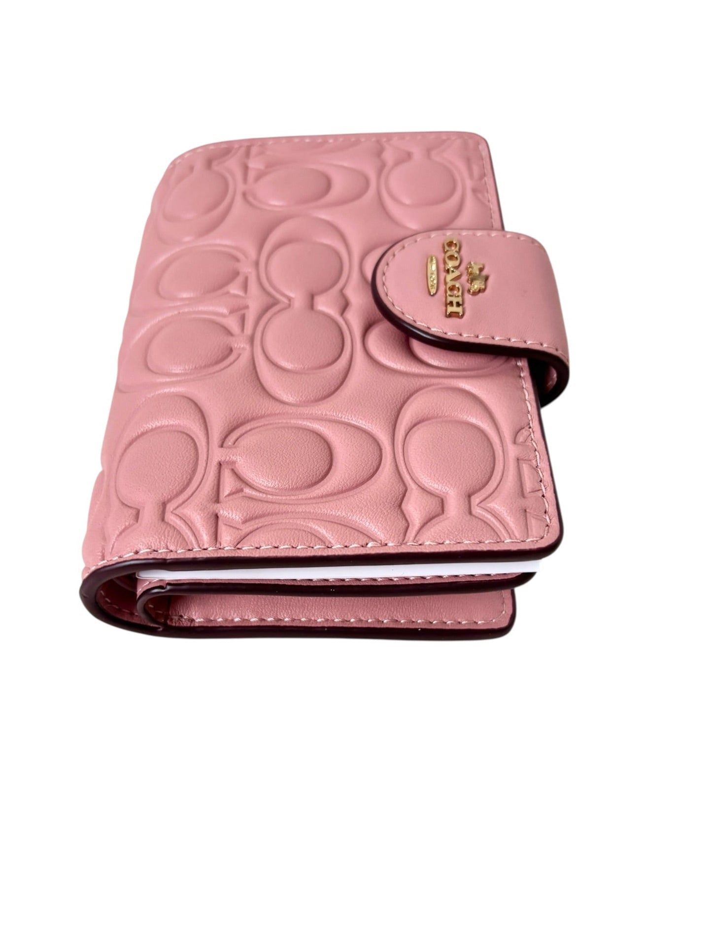 Coach Leather Medium Corner Zip Wallet