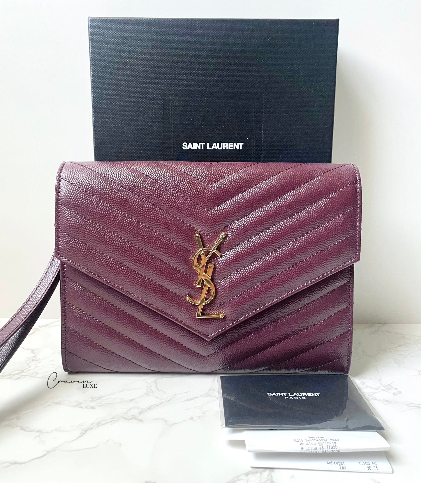 Saint Laurent Wristlet Clutch