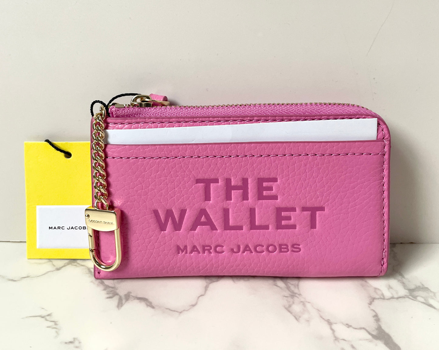 Marc Jacobs Top Zip Card Case Wallet