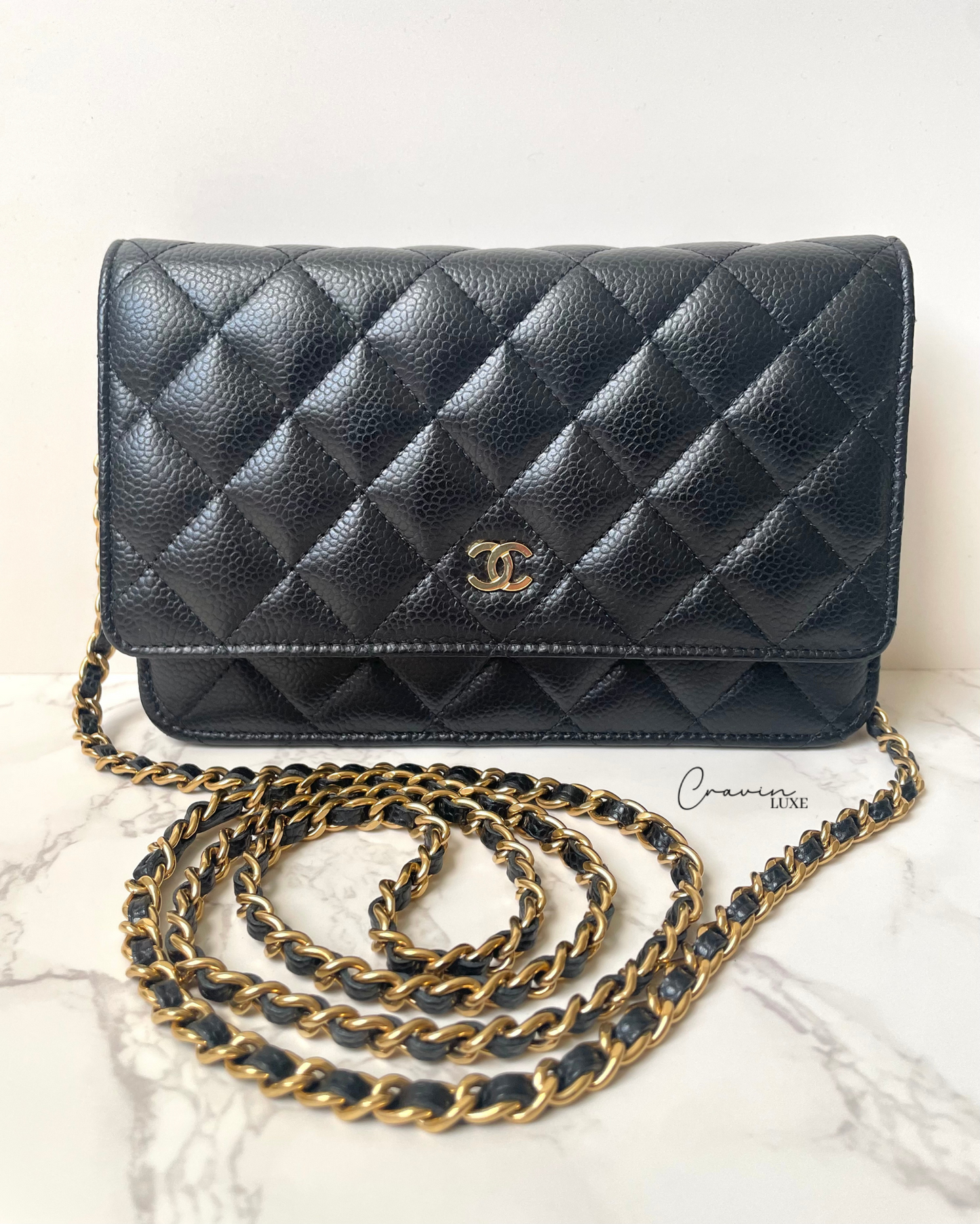 Chanel Wallet on Chain in Caviar Leather