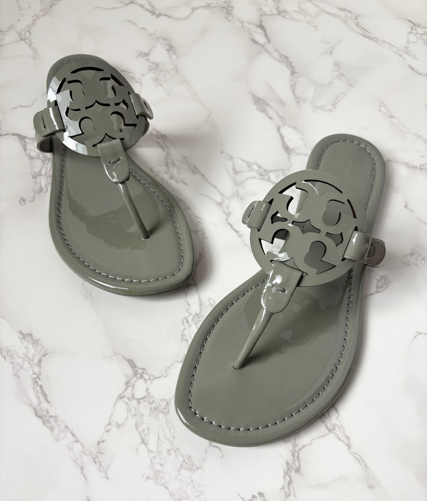 Tory Burch Miller Patent Leather Sandals