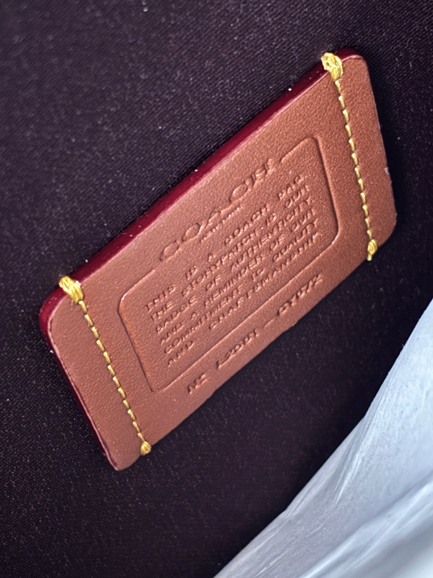 Coach Maggie Tote Signature Leather