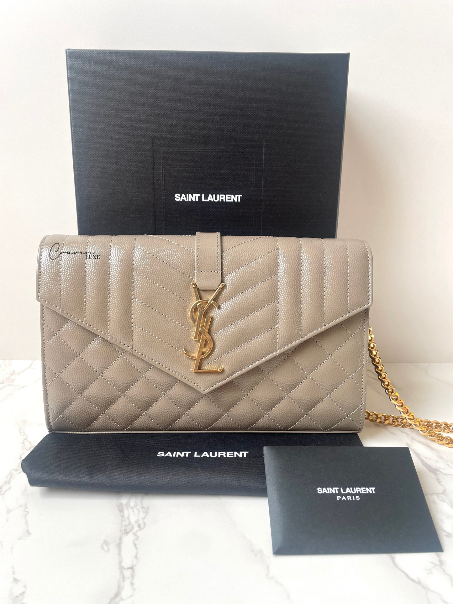 Saint Laurent Large Wallet on Chain