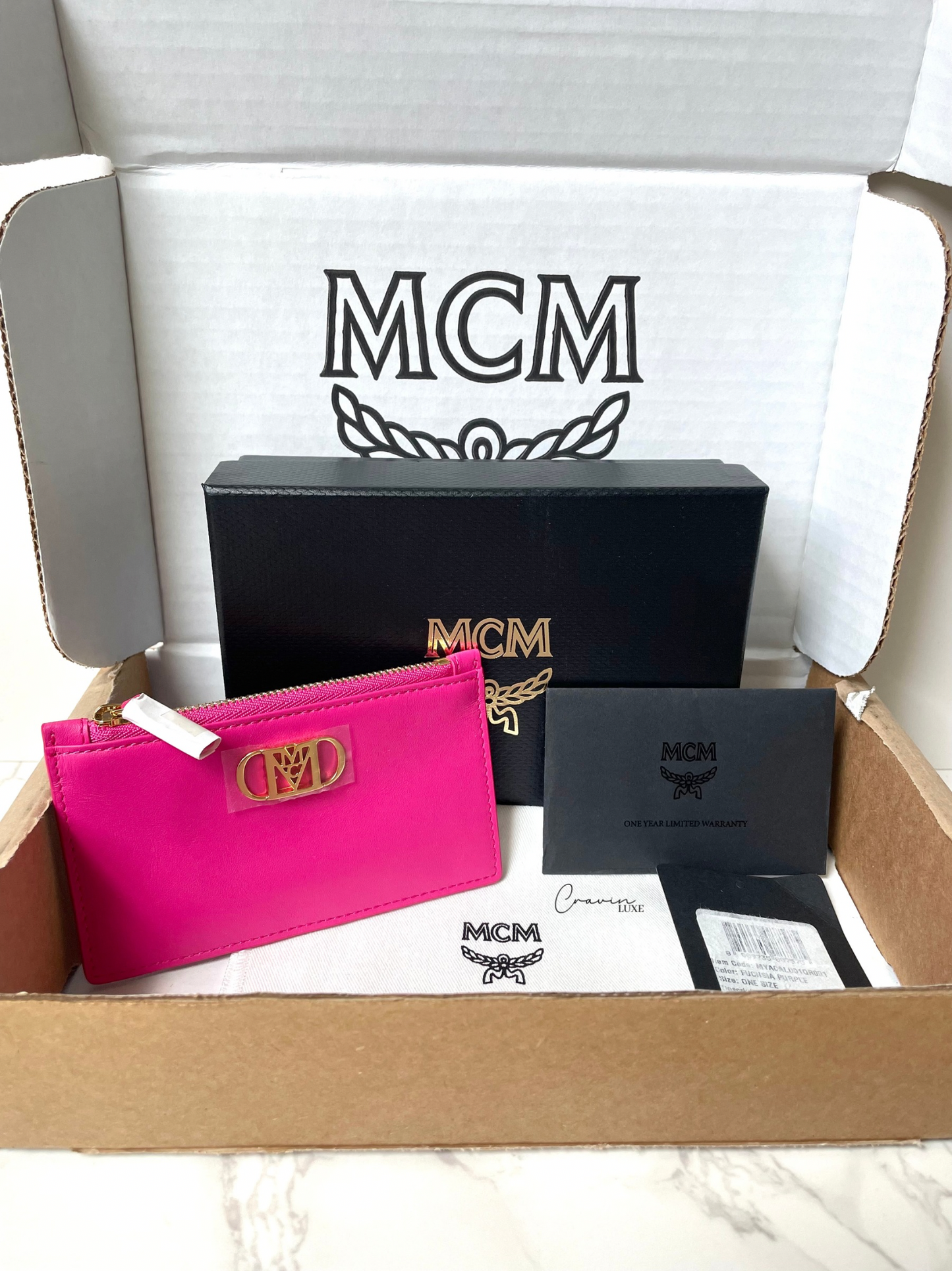 MCM Leather Card Case