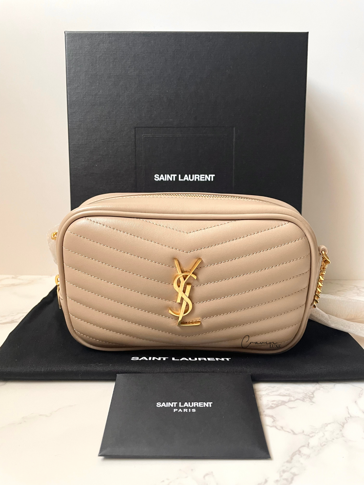 Saint Laurent Mini Lou Camera Bag (New Model)