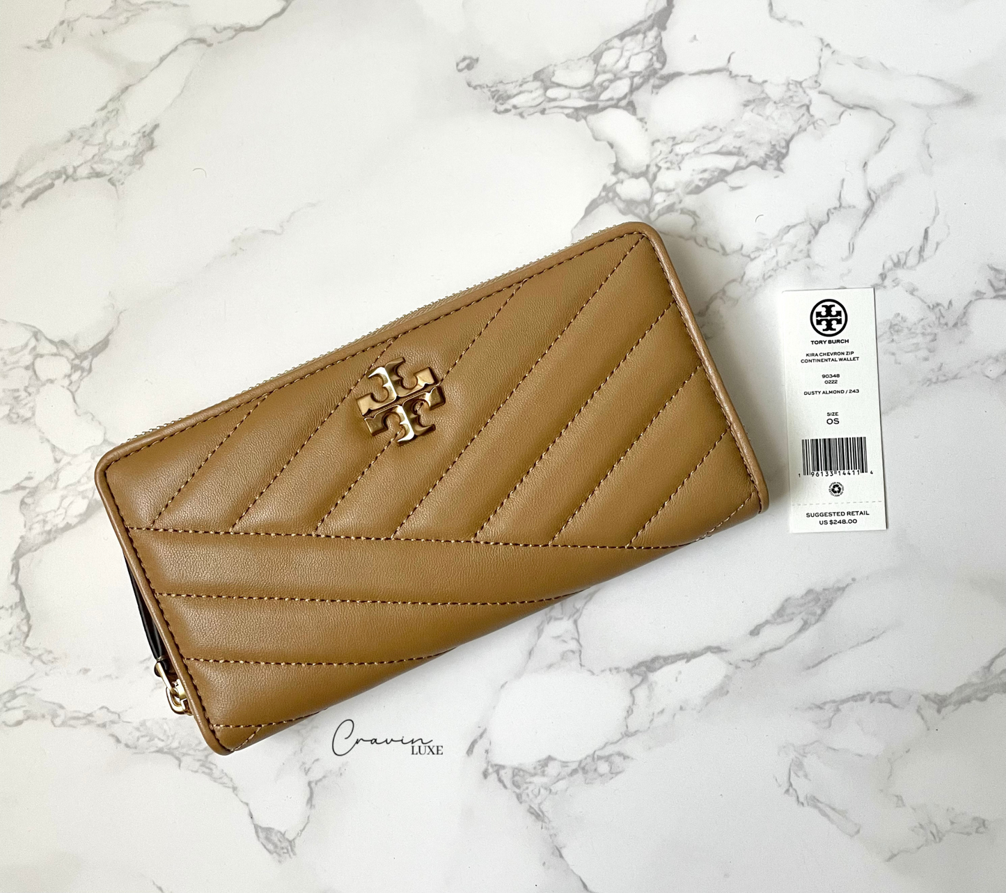 Tory Burch Kira Zip Continental Wallet