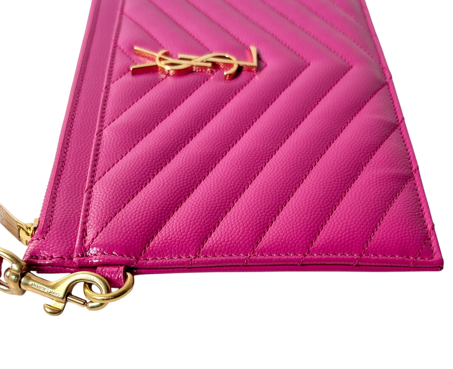 Saint Laurent Large Cassandre Wristlet