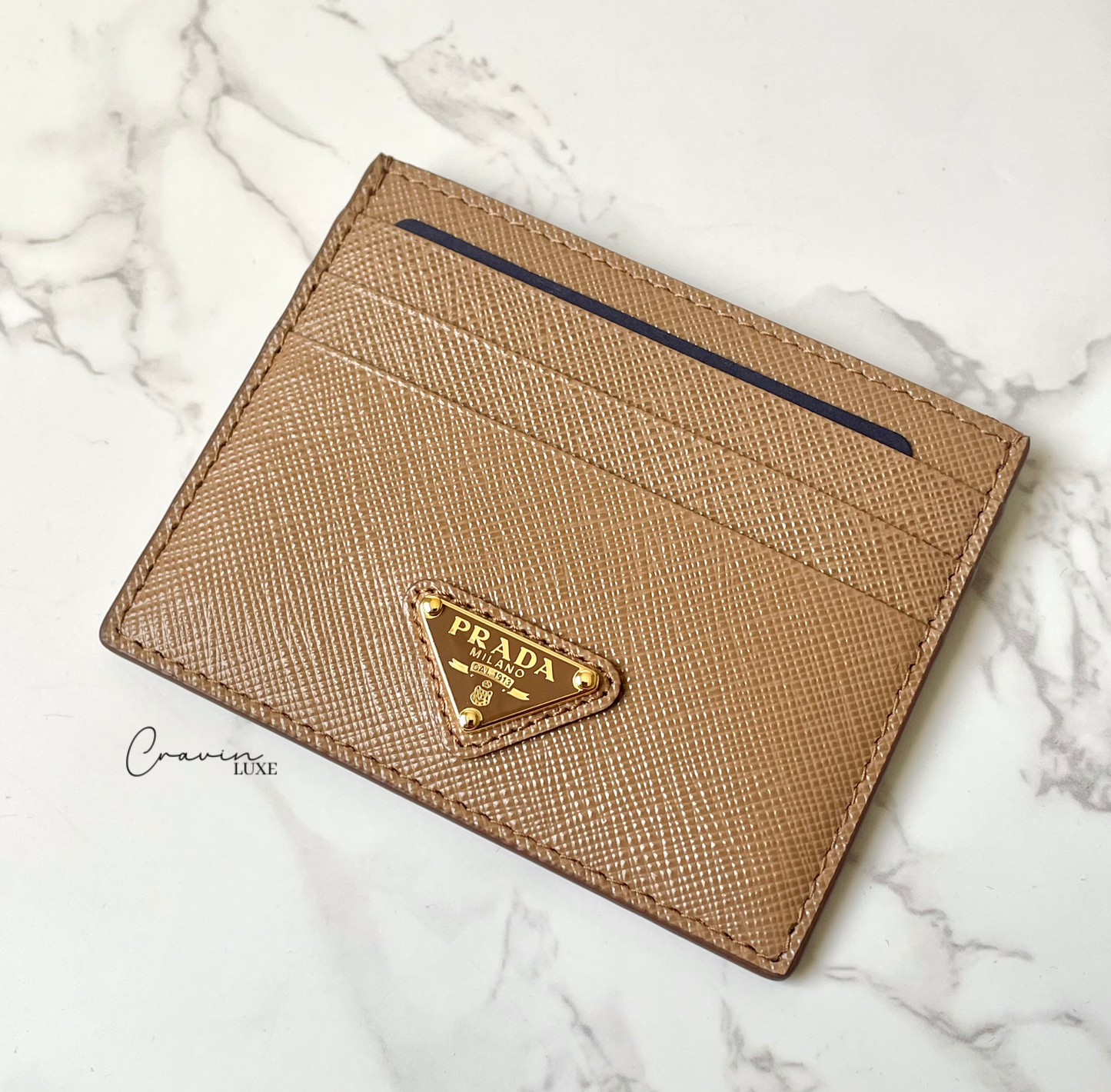 Prada Leather Card Holder