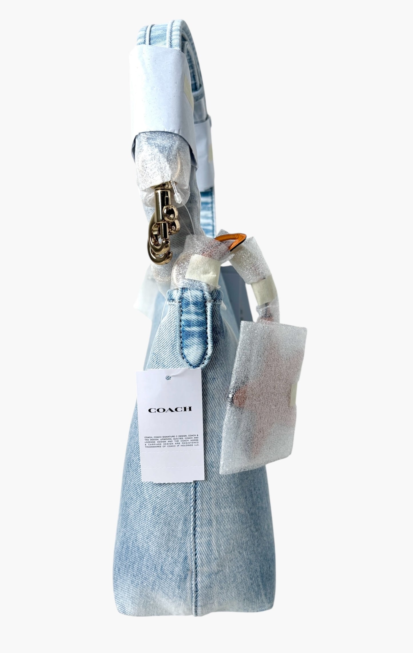 Coach Laurel Shoulder Bag in Loved Denim