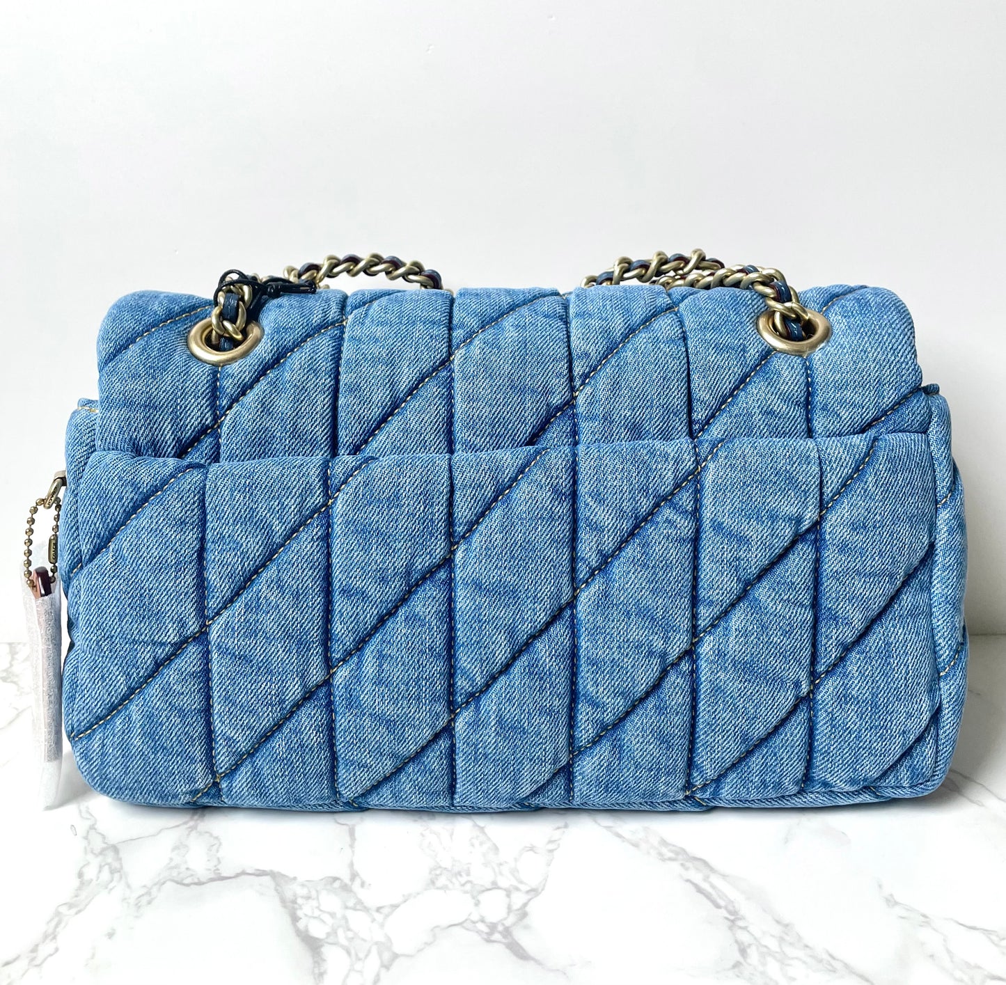 Coach Tabby Quilted 26 Denim