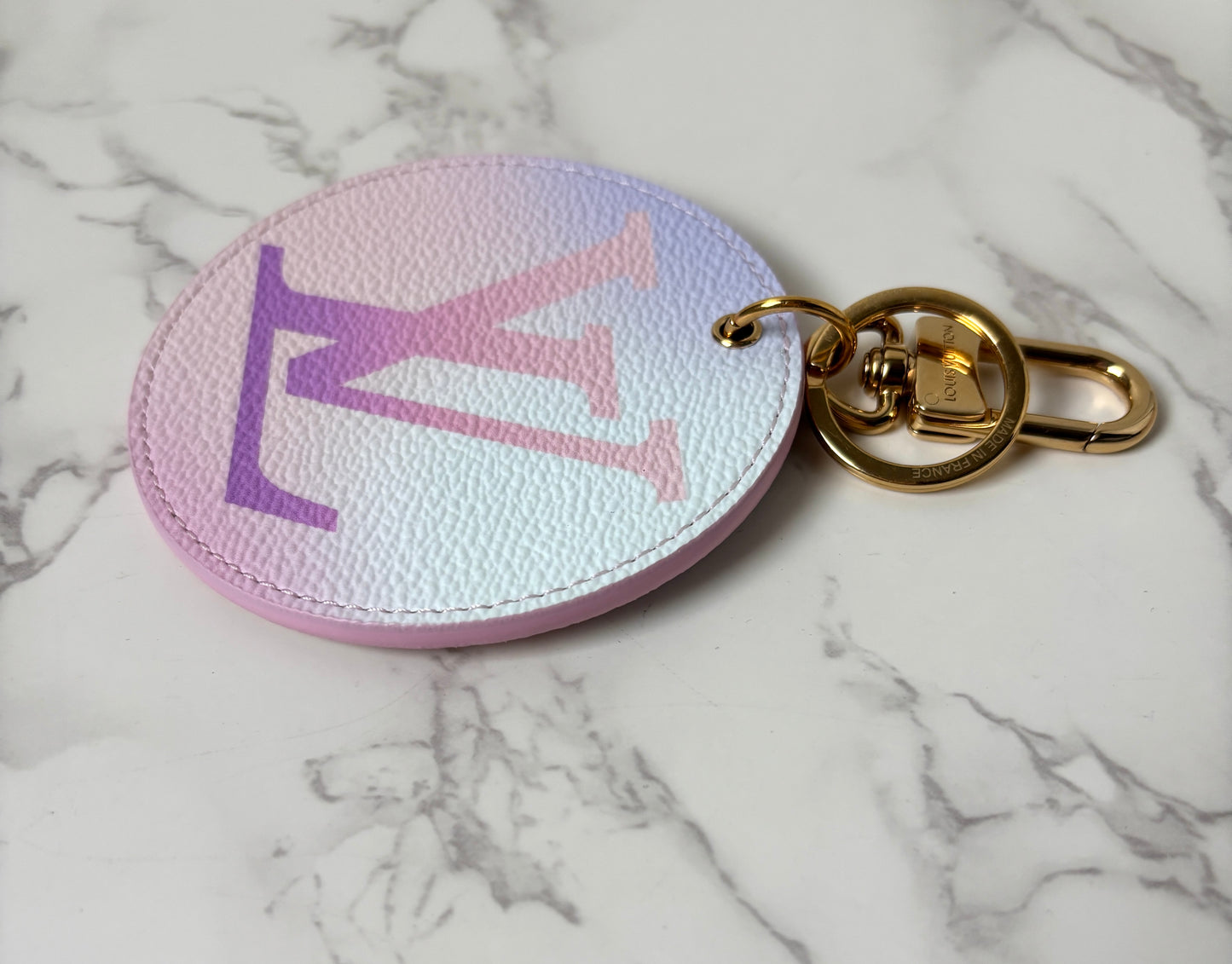 Louis Vuitton Spring in the City Round Keychain Bag Charm