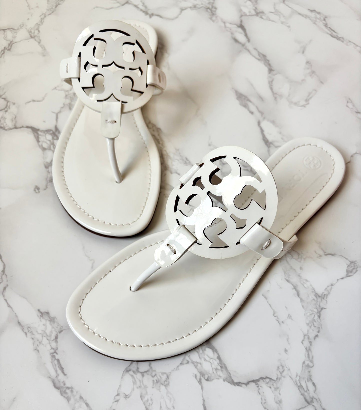 Tory Burch Miller Patent Leather Sandals