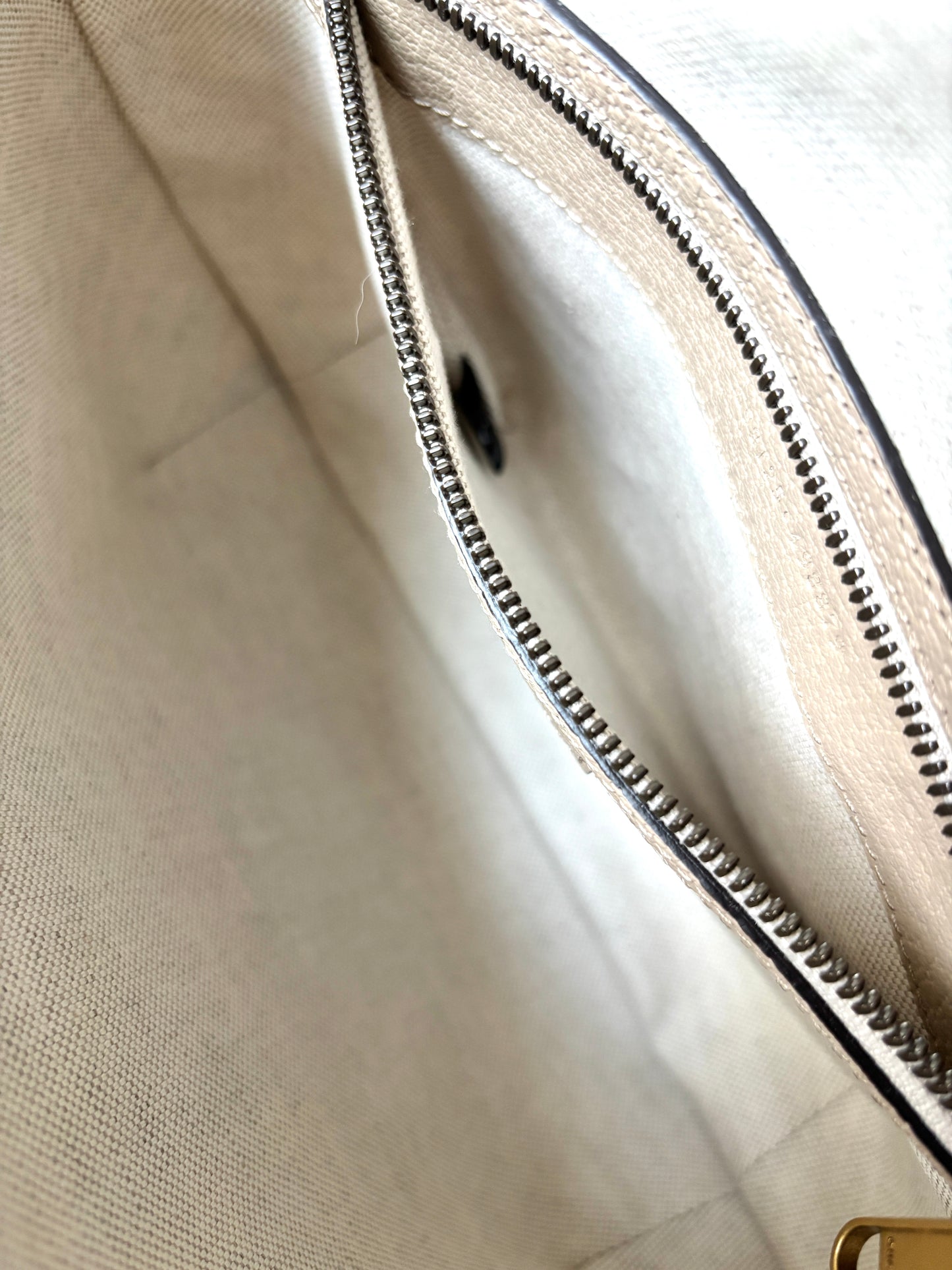 Gucci GG Supreme Half Moon Hobo Shoulder Bag