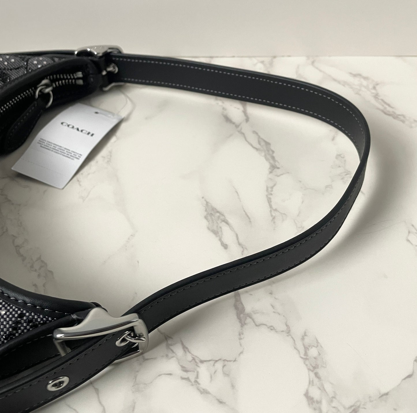 Coach Hamptons Hobo in Crystal Jacquard