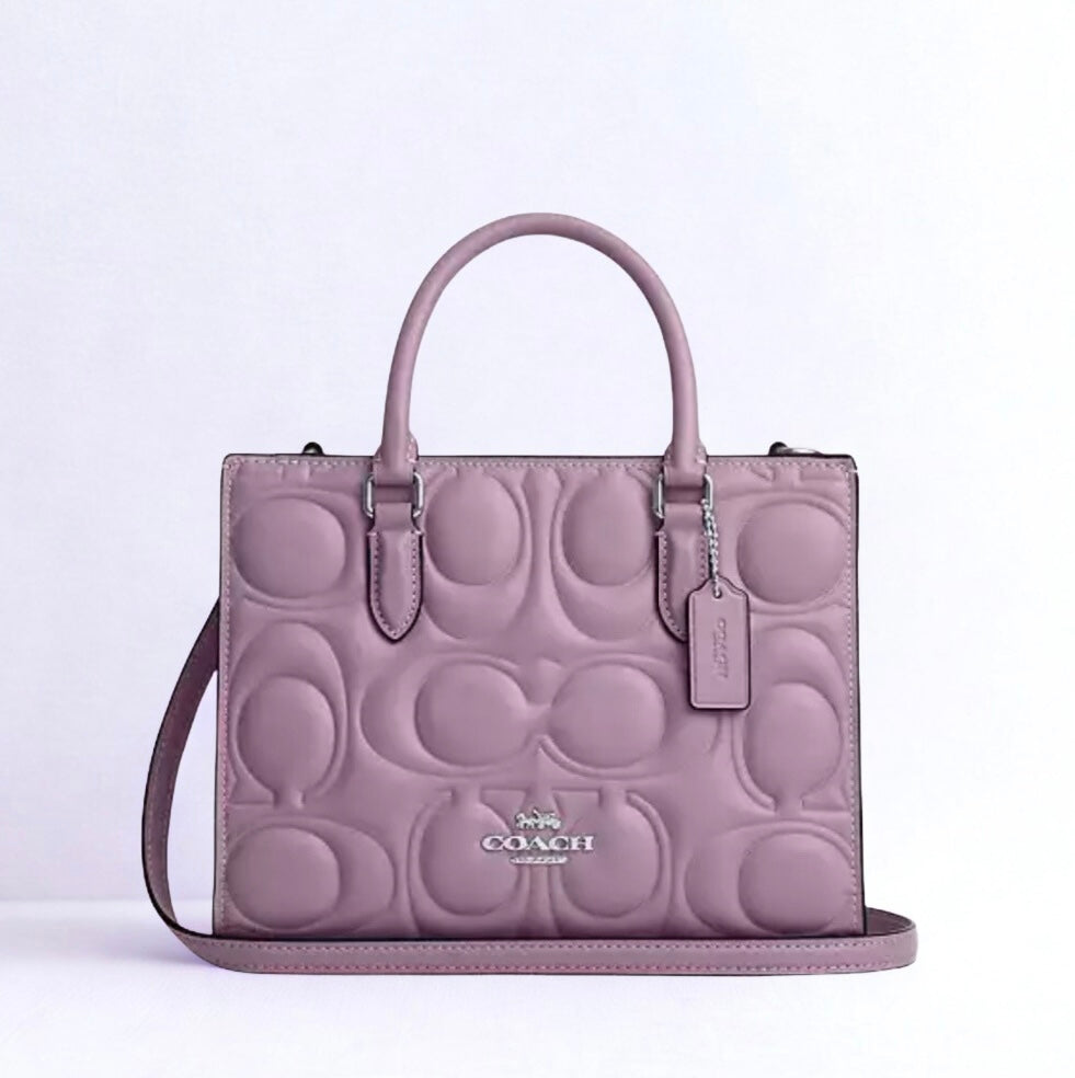 Coach Maggie Tote Small Signature Leather