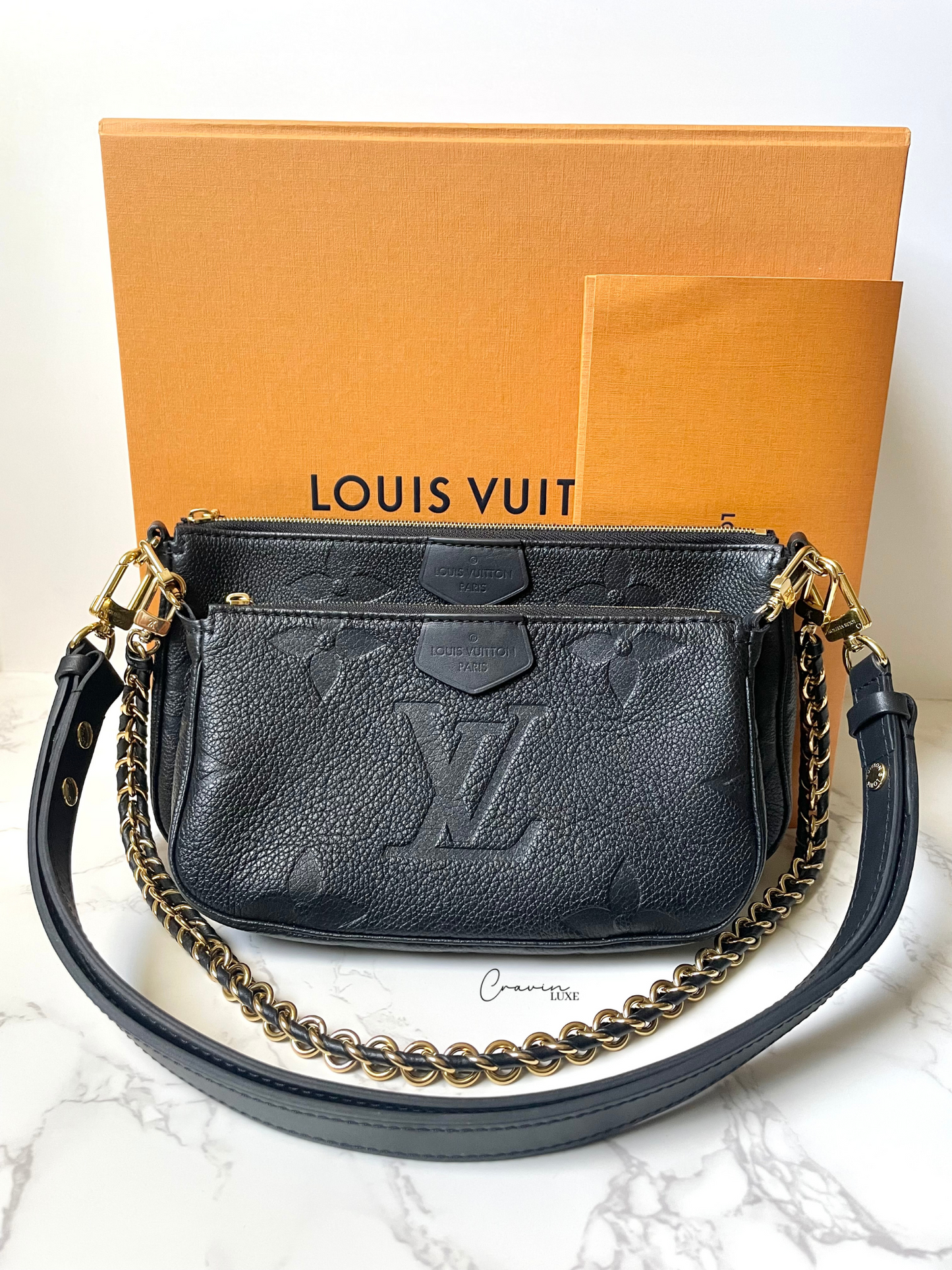 Louis Vuitton Multi Pochette Accessoires Black