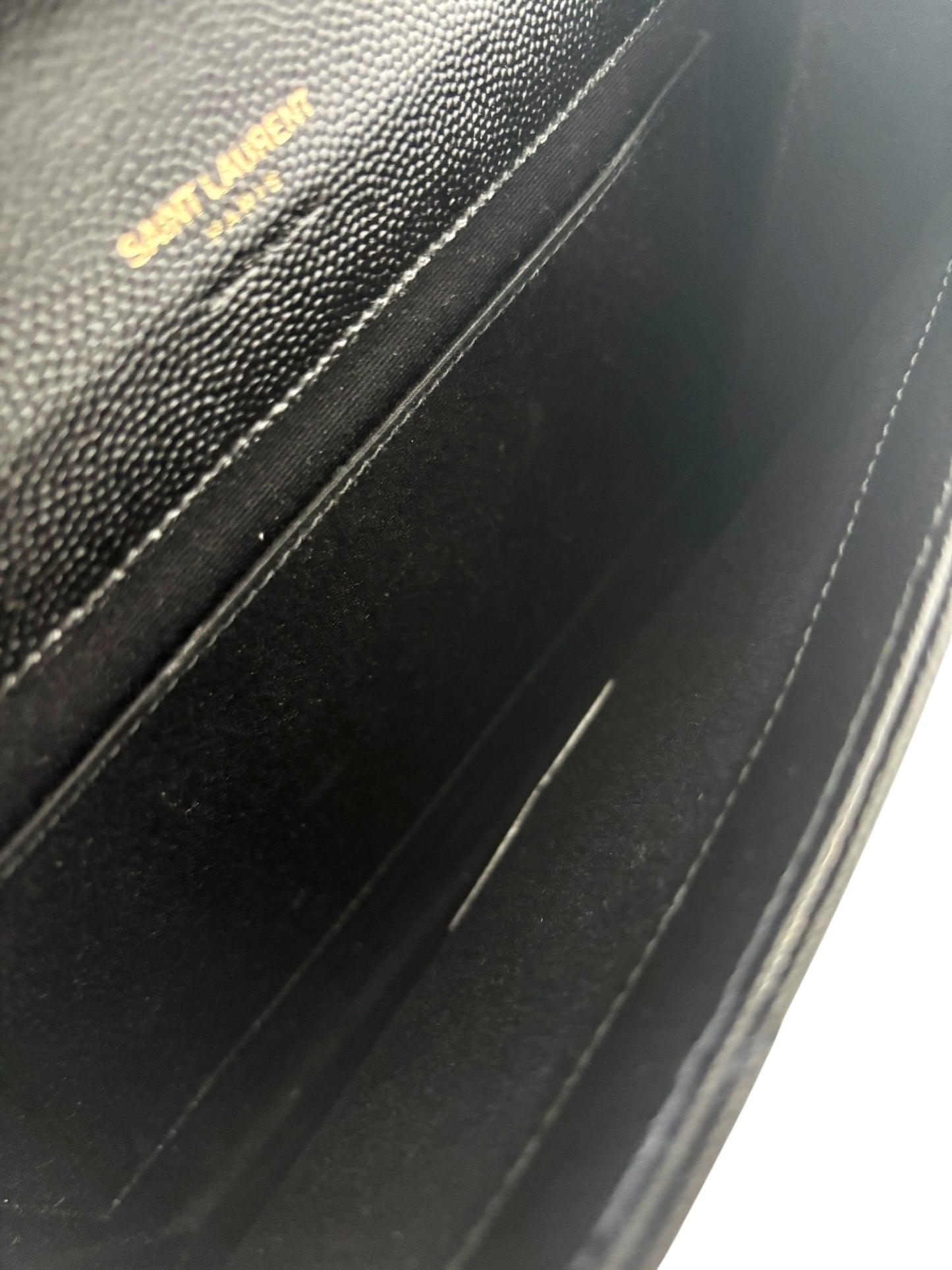 Saint Laurent Cassandre Matelasse Flap Clutch