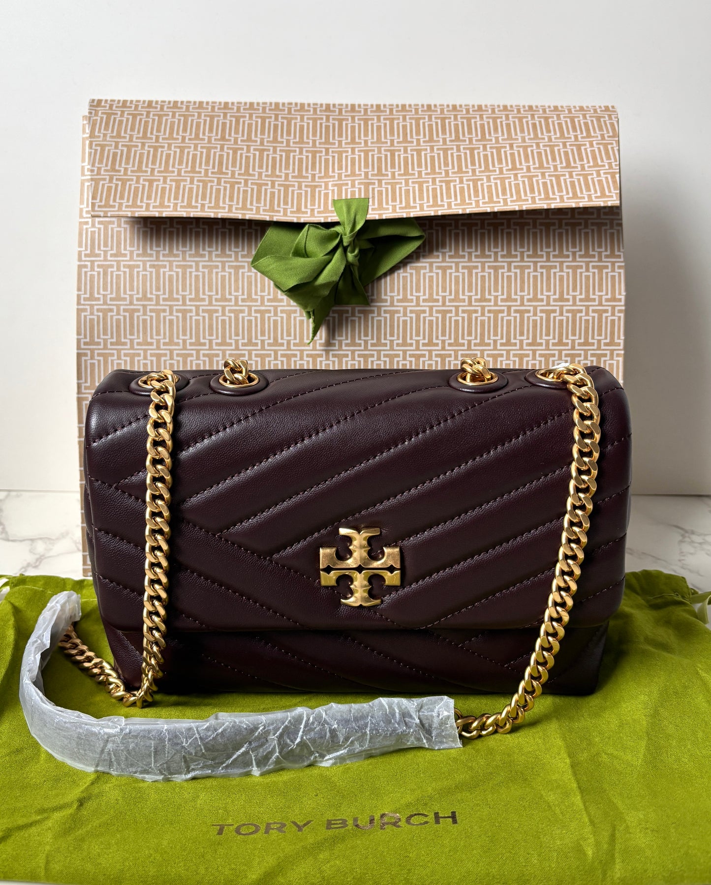 Tory Burch Kira Chevron Small Convertible Shoulder Bag
