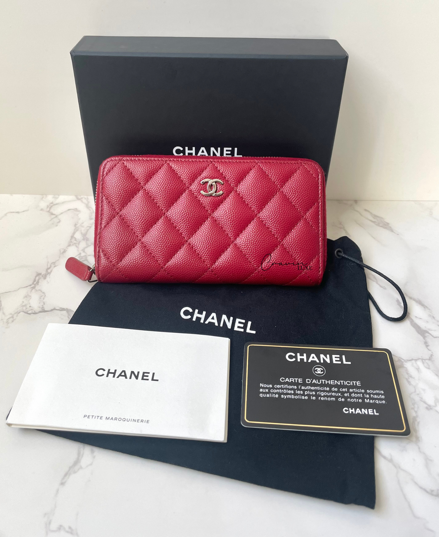 Chanel Medium Caviar Leather Wallet