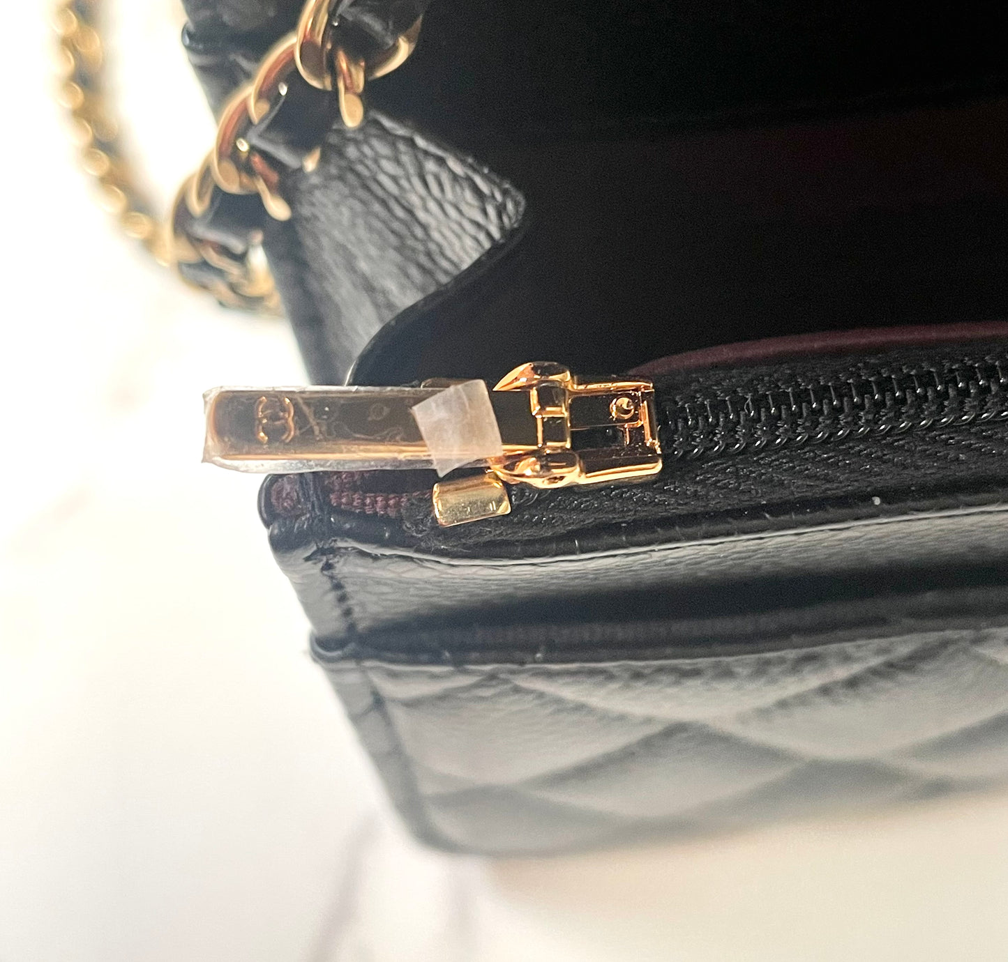 Chanel Wallet on Chain in Caviar Leather