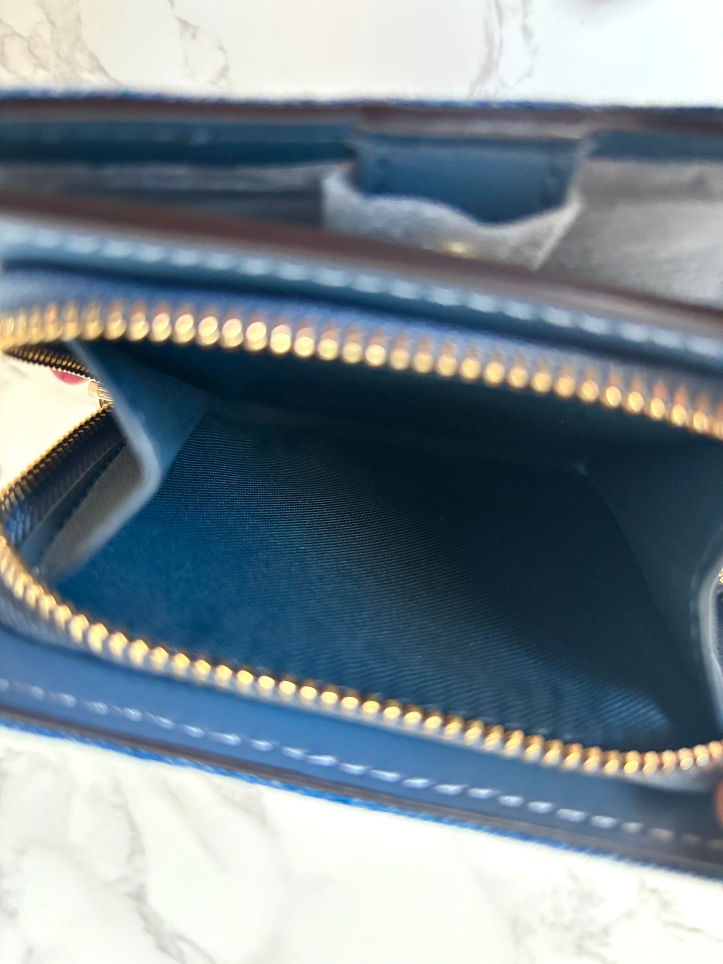 Coach Loved Denim Snap Wallet